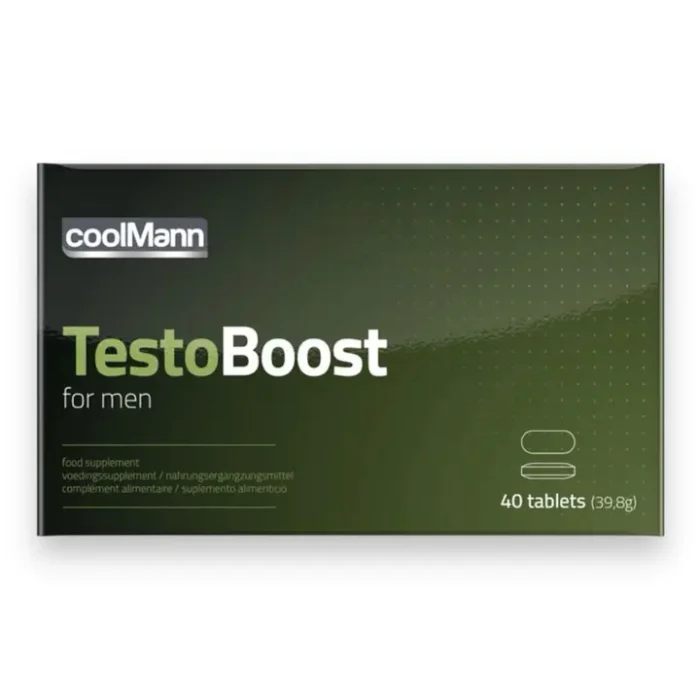 CoolMann - Testo Boost Pour Hommes - 40 Comprimés - Pour une Meilleure Érection - 1 Pièce – Image 3