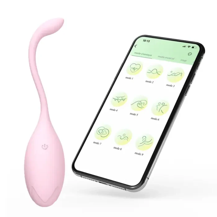 ŒUF VIBRANT CLITORIDIEN CONTRÔLÉ PAR TÉLÉPHONE PEACHEEZ – Image 3