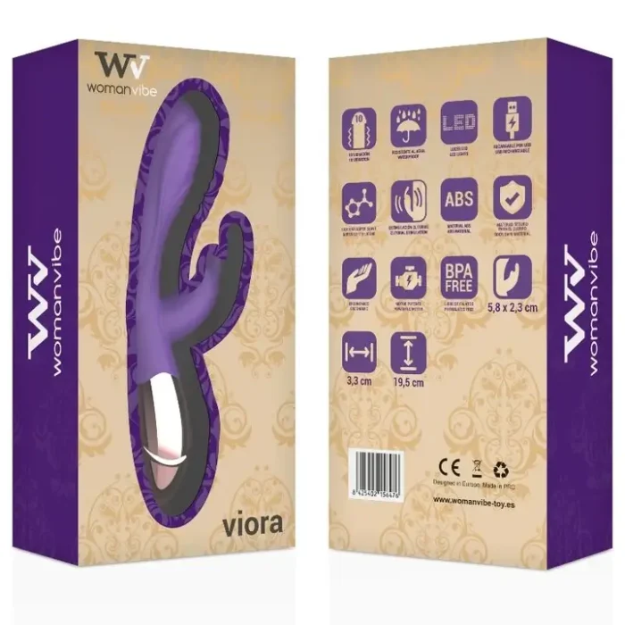 VIBROMASSEUR RECHARGEABLE RABBIT VIORA – Image 3